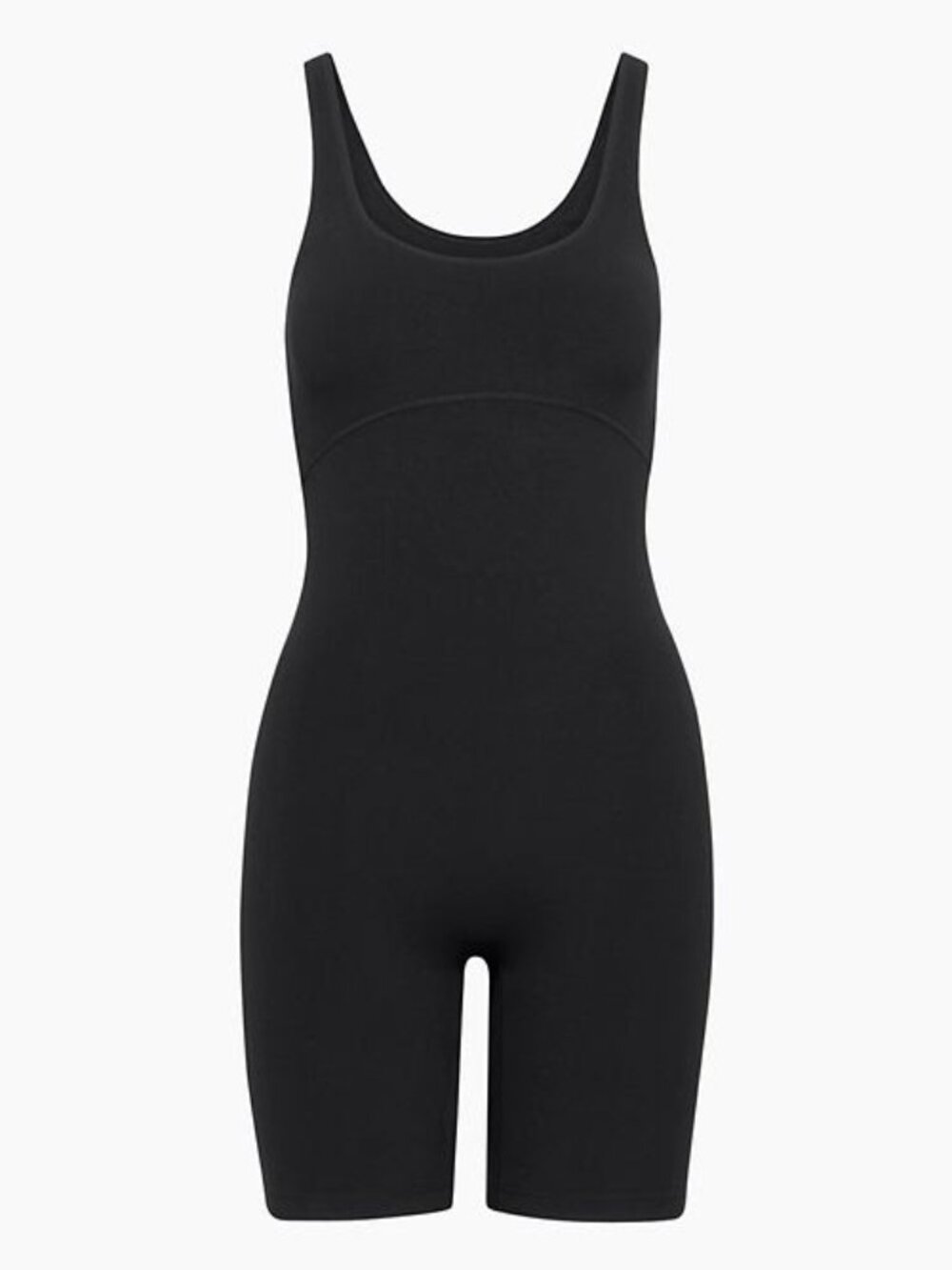 Aritzia Black Sleeveless Fitted Jumpsuit Romper